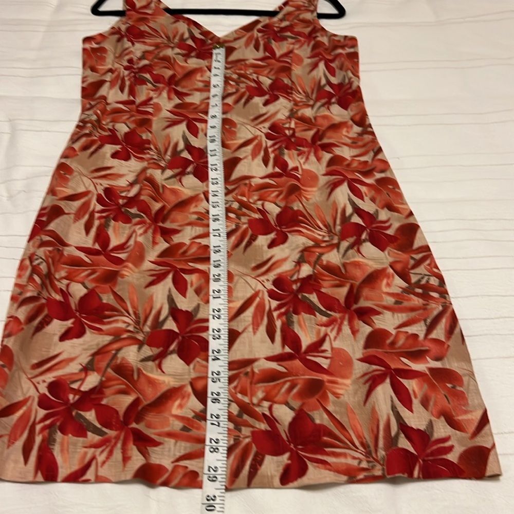 Linen/Rayon Sleeveless Dress - Picture 4 of 5